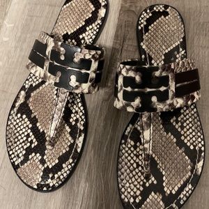 Tory Burch snakeskin sandals